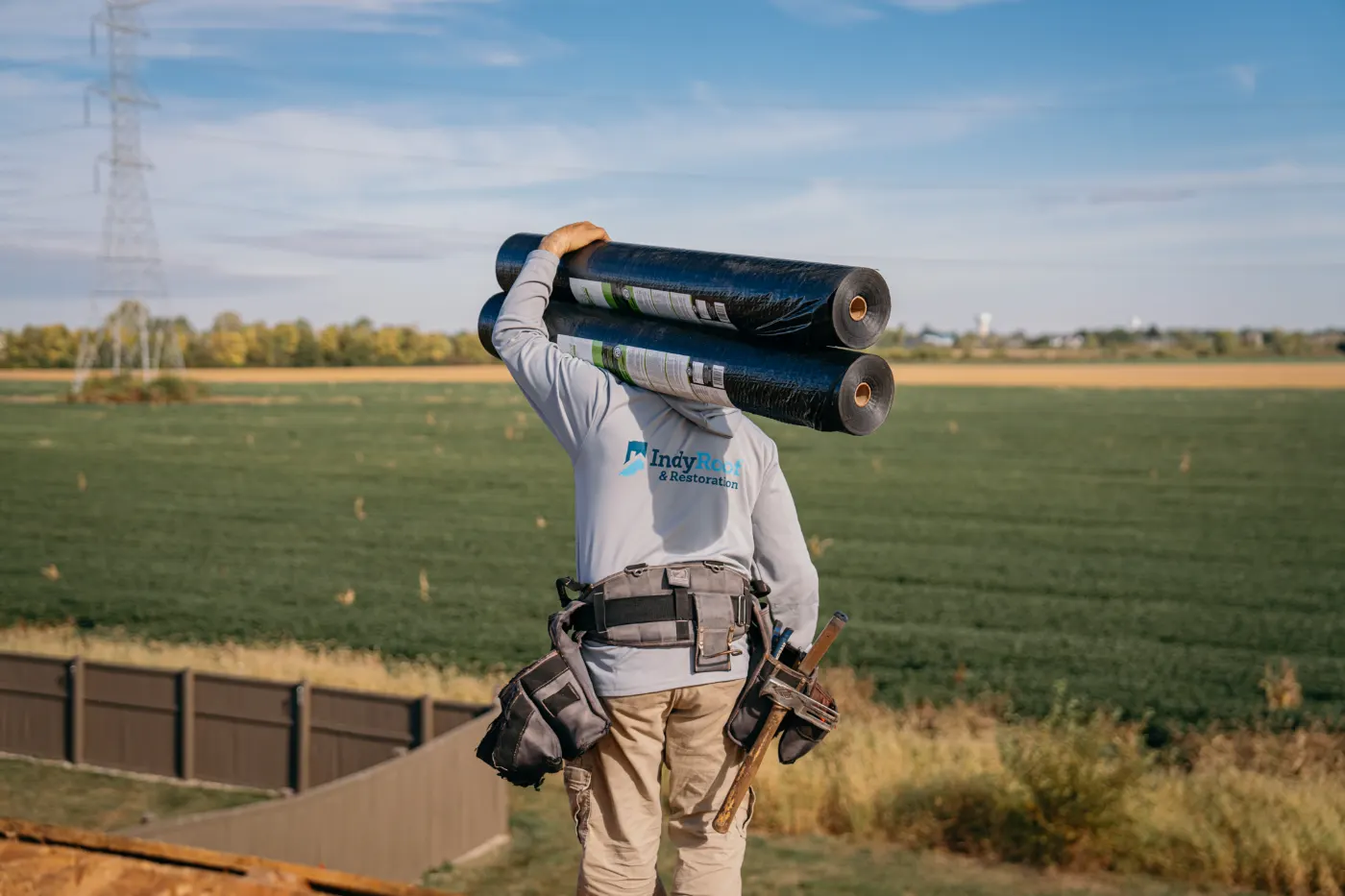 Commercial roof inspection documented in Sweetser